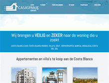 Tablet Screenshot of casaspanje.be